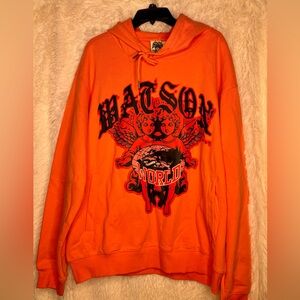 Watson Larger than life itself Graphic Hoodie – Orange | Size 2XL | NWT